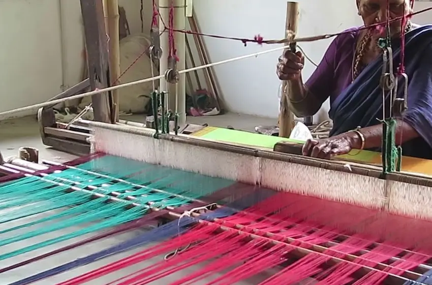 chettinad handloom weaving traditional craft process