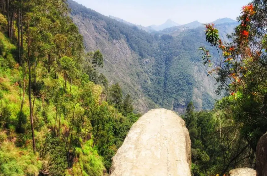 dolphine nose rock projection kodaikanal view
