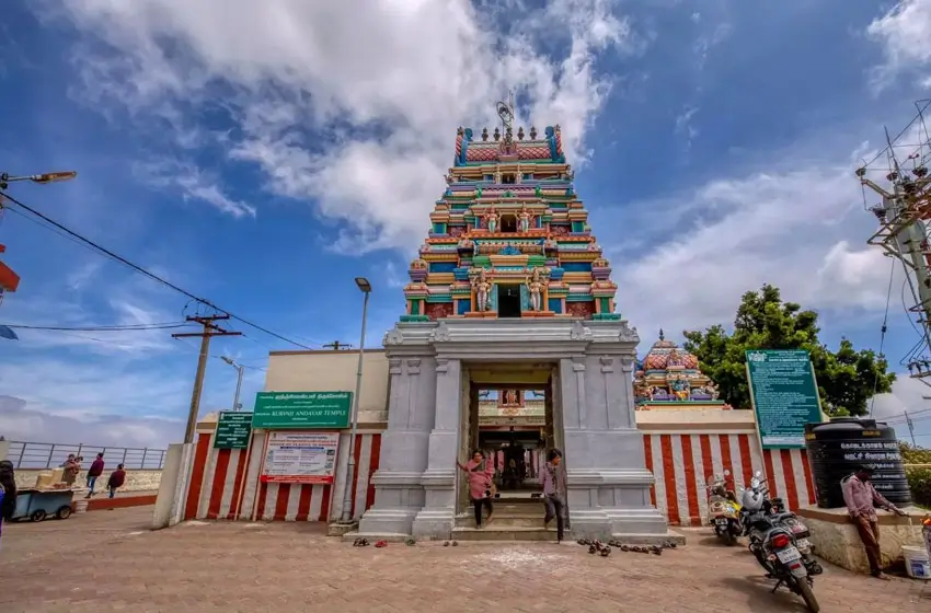 kurinji andavar temple gopuram entrance kodaikanal