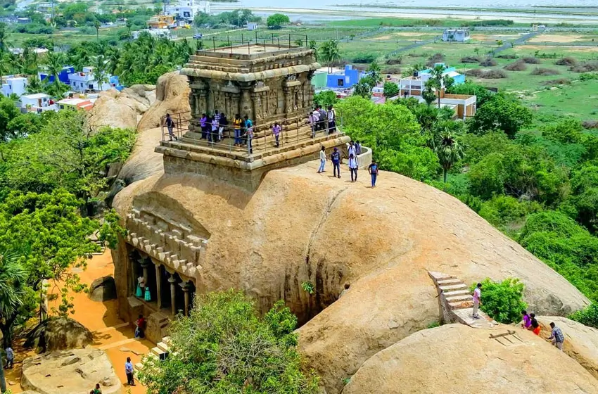 Olakkannesvara Temple hilltop shrine Mahabalipuram