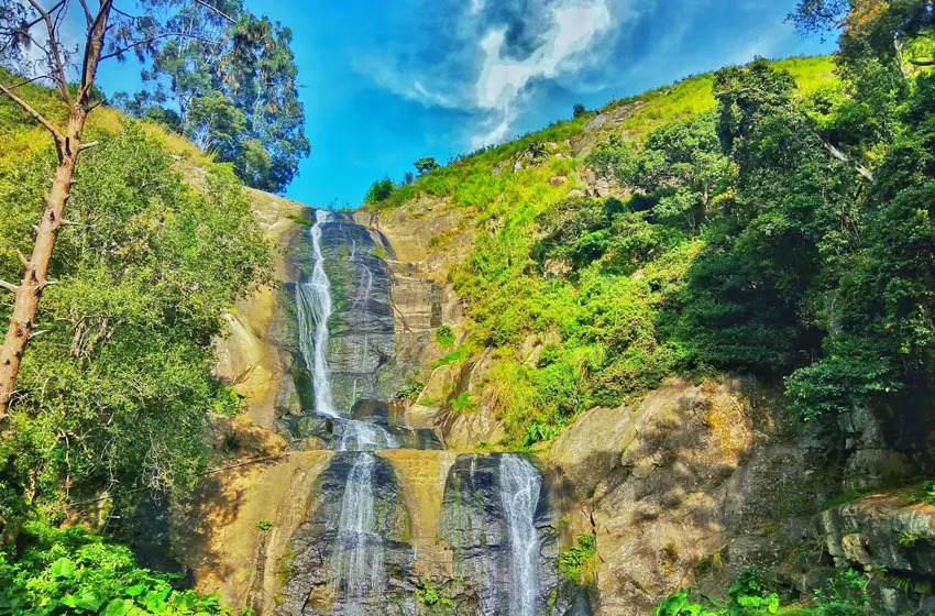 silver cascade falls kodaikanal waterfall scenic