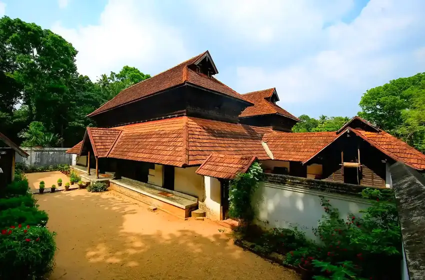Traditional Kerala heritage temple architecture
