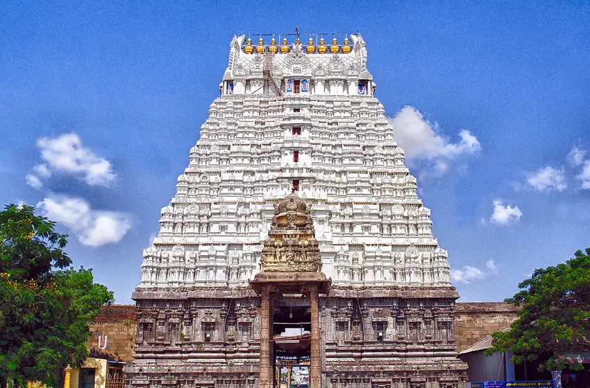varadaraja perumal temple white gopuram kanchipuram
