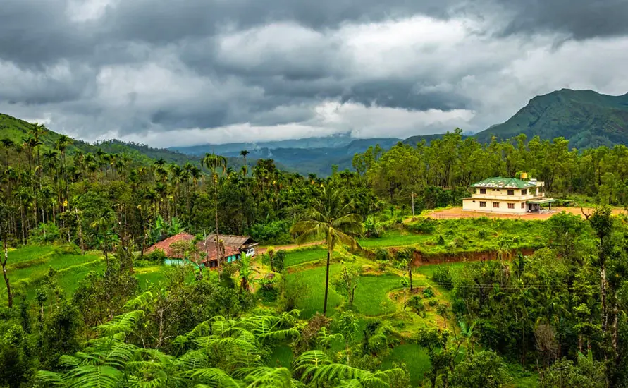 coorg karnataka green hills landscape