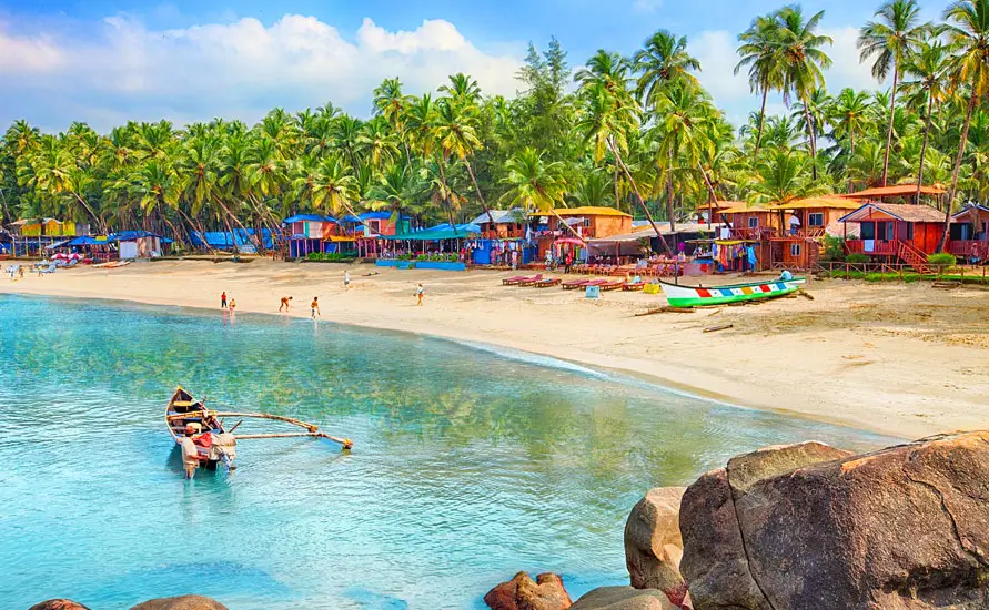 palolem beach scenic bay south goa