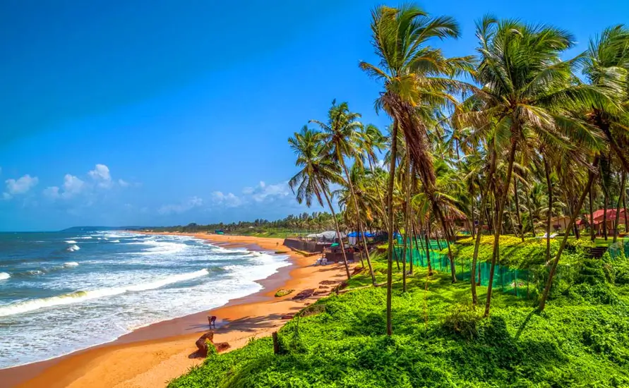 palolem beach scenic bay south goa